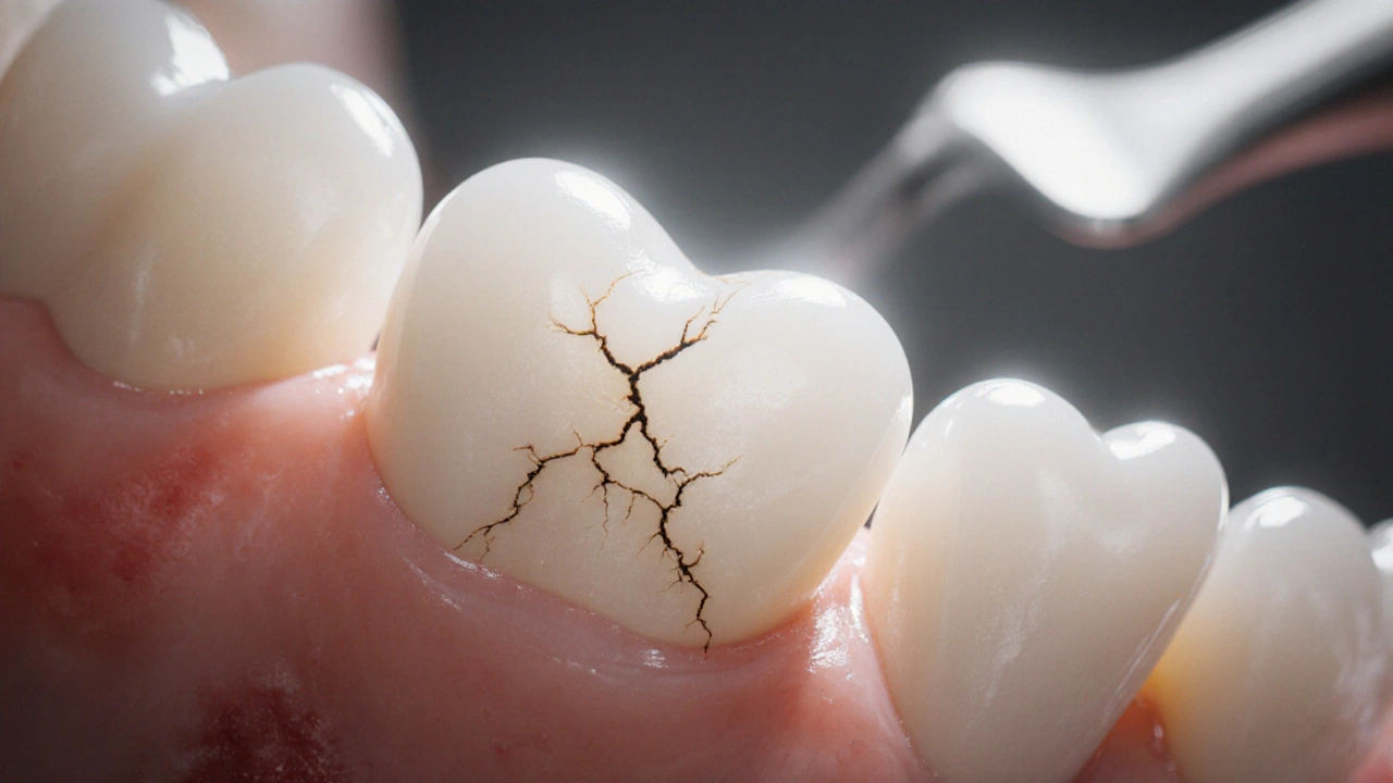 Prasklá zubní sklovina: jak ji rychle zastavit a zabránit dalšímu poškození