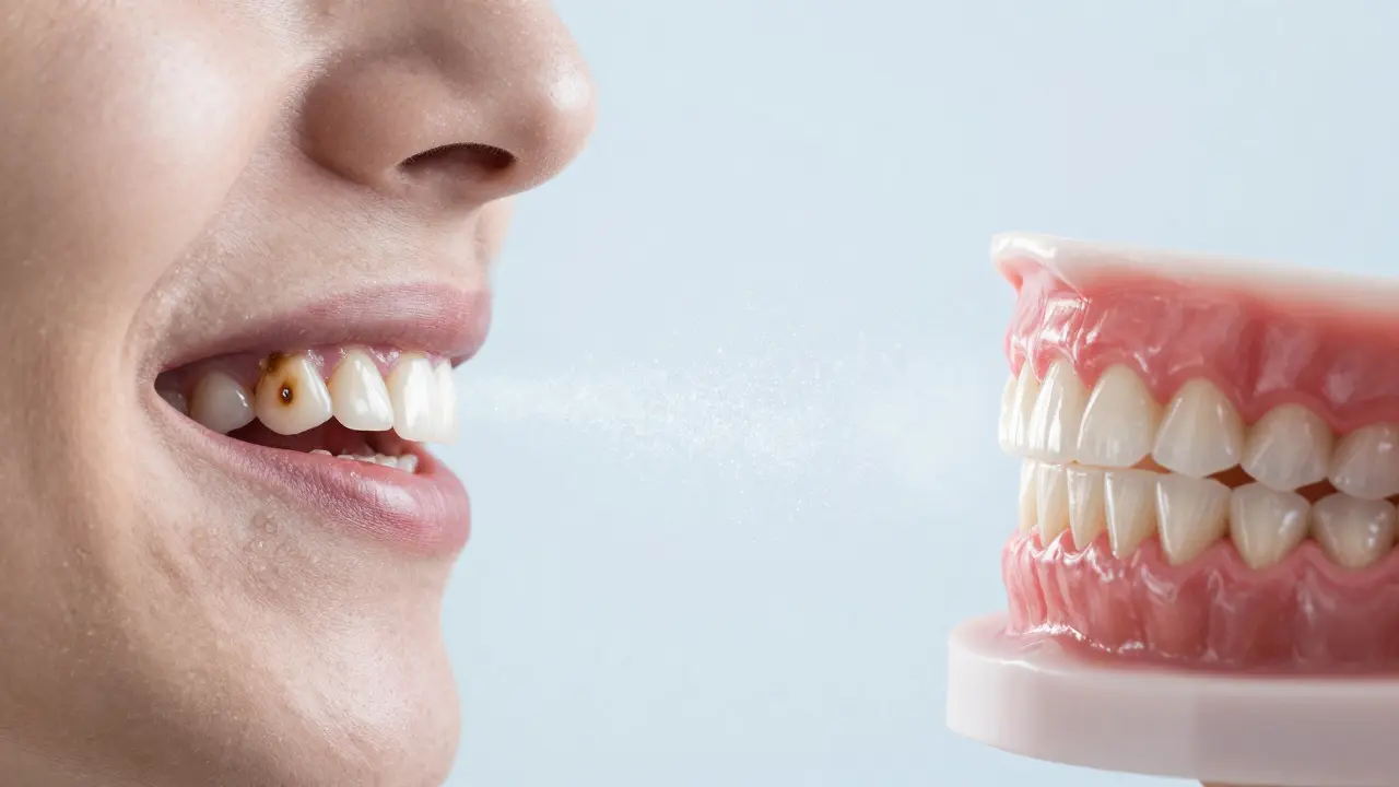 Přeměna zubů od zubního kamene a skvrn k čistému a zdravému úsměvu.